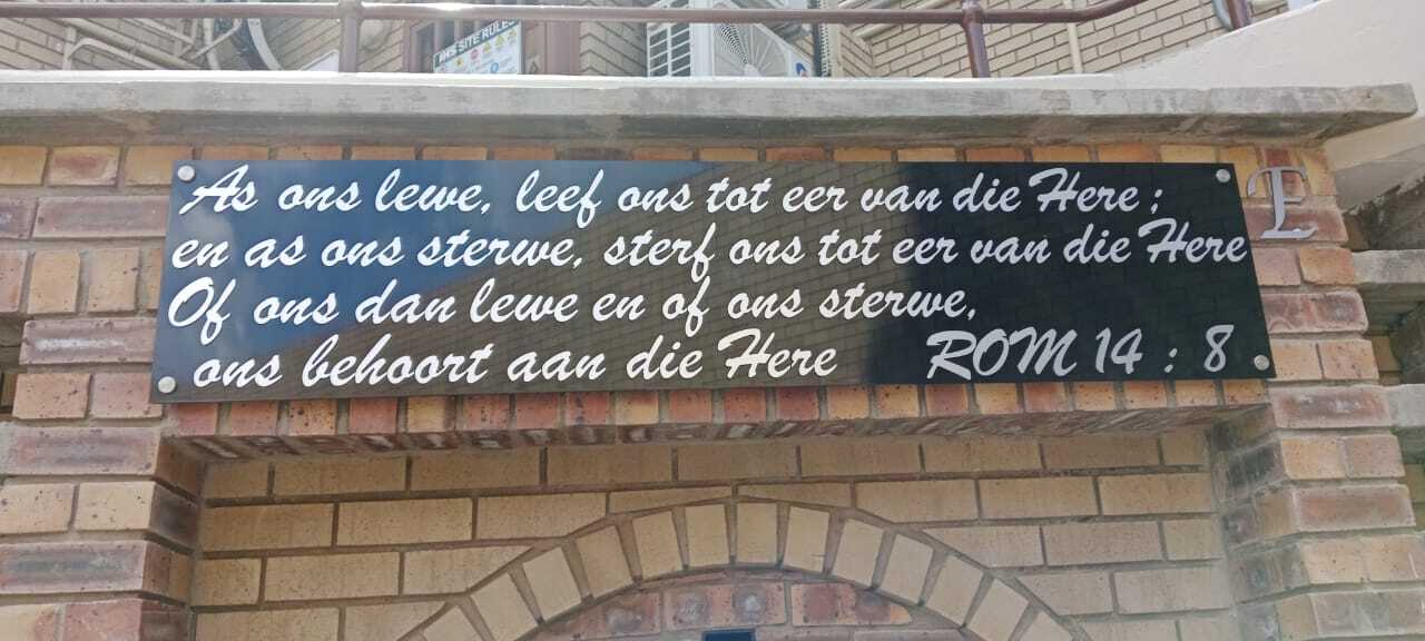 Custom Church Scripture Signage