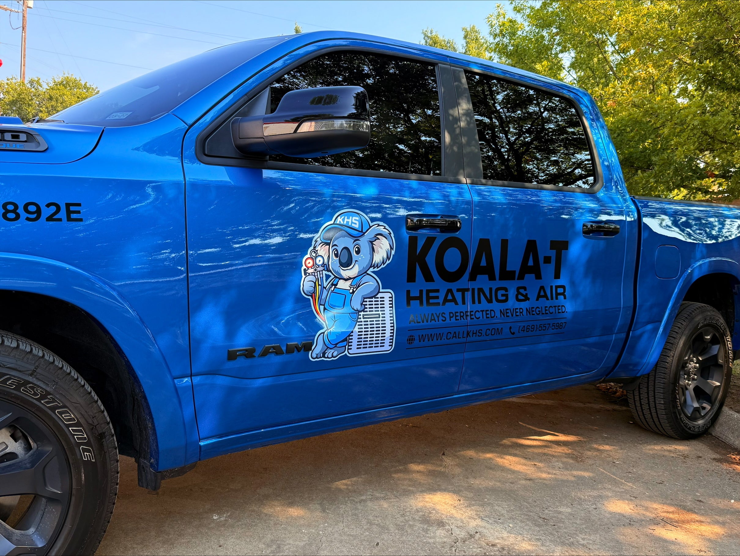 Truck Graphics for Koala- T done by Signarama North Fort Worth/Keller