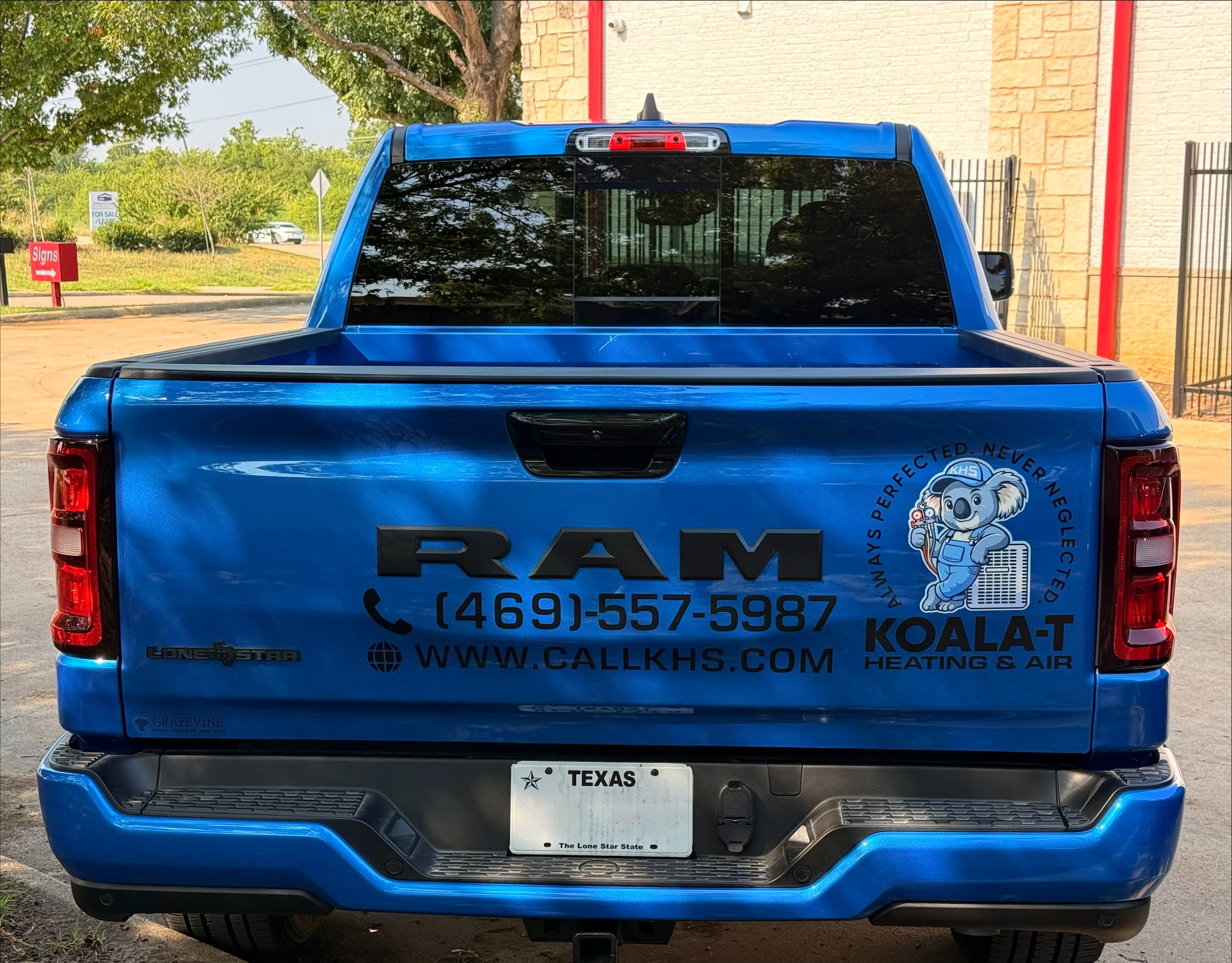 Truck Graphics for Koala- T done by Signarama North Fort Worth/Keller