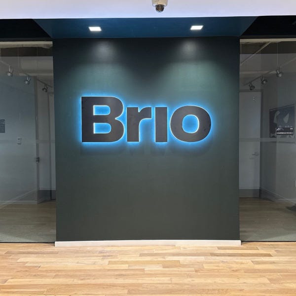 Illuminated Lobby Sign