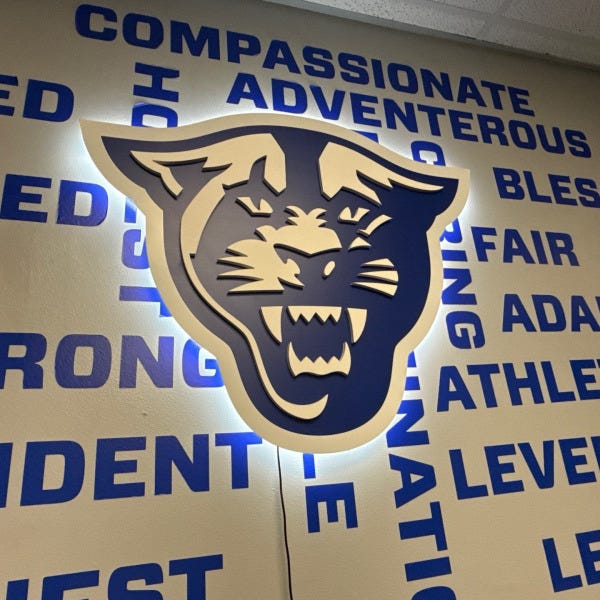 Interior Illuminated Logo Sign
