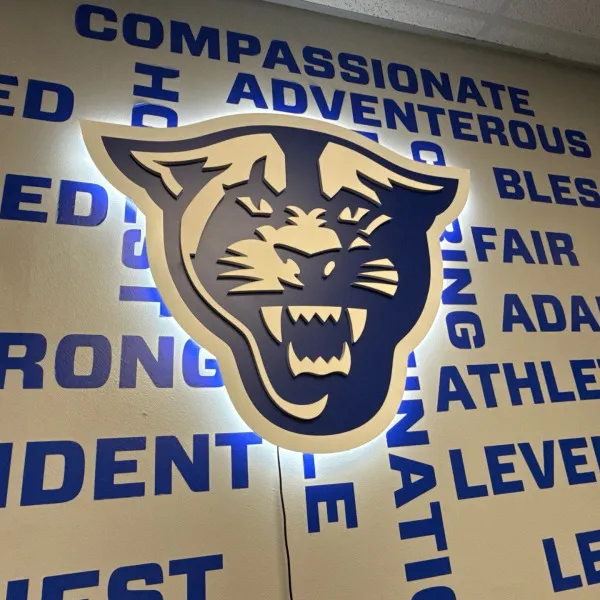 Interior Illuminated Logo Sign