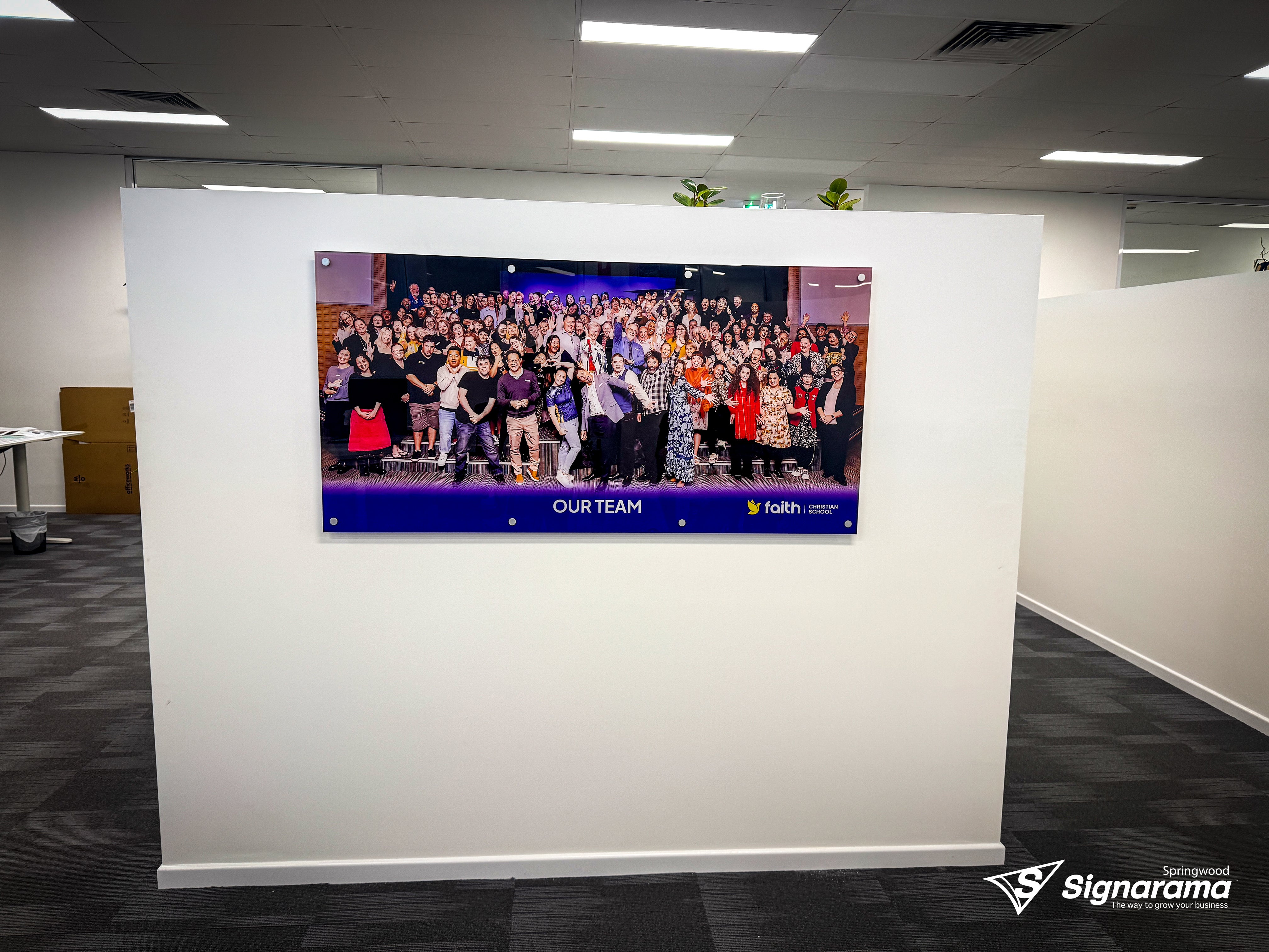 Acrylic Signage - Faith Christian School