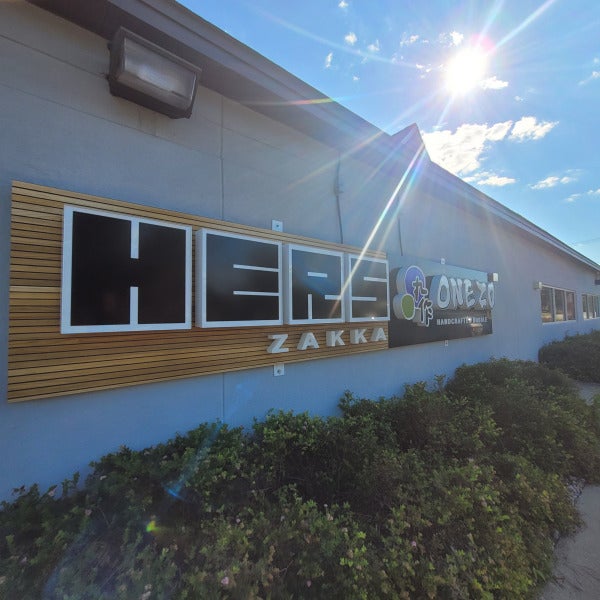 HERS Zakka Market & OneZo Cafe New Signage