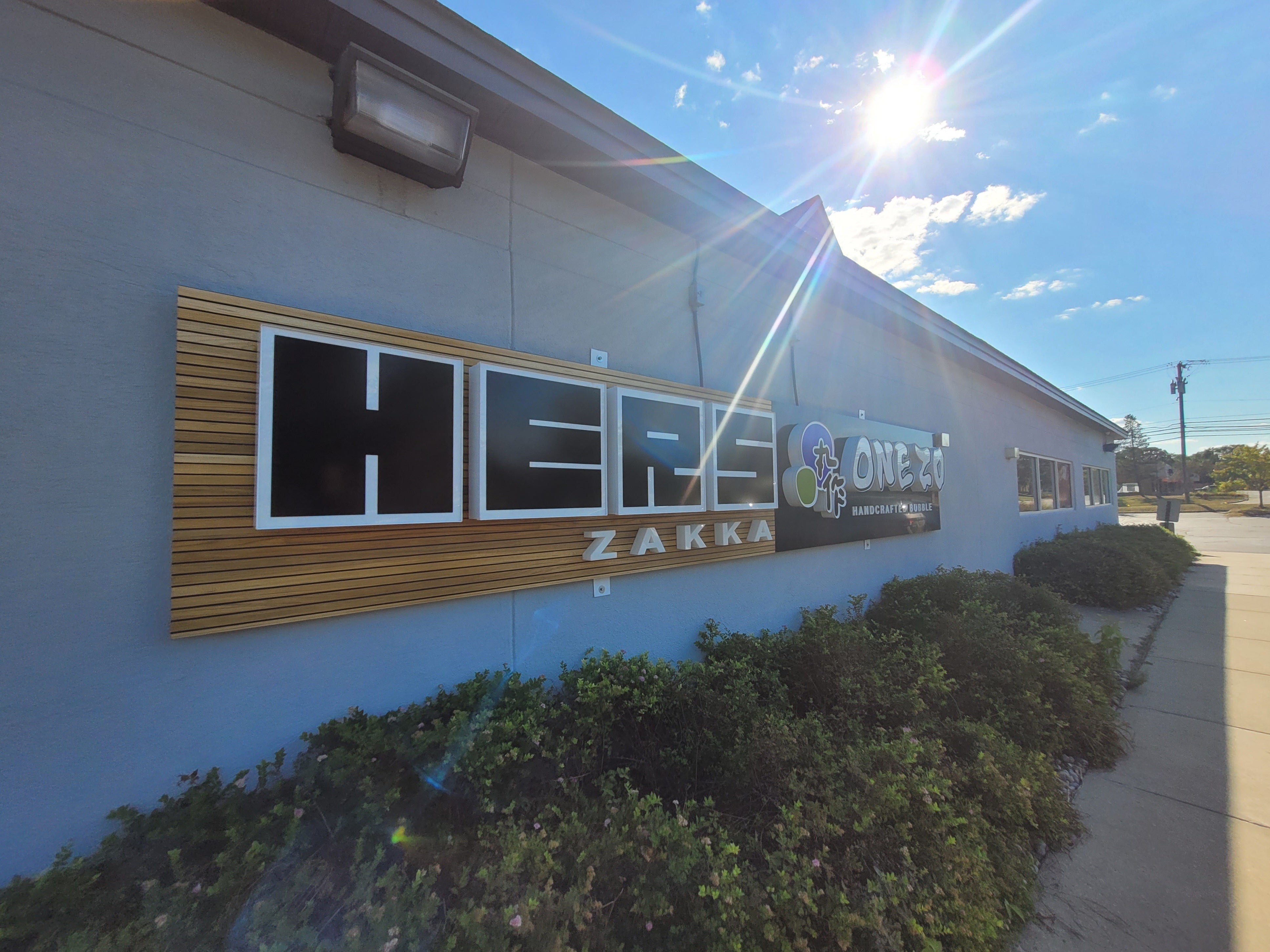 HERS Zakka Market & OneZo Cafe New Signage
