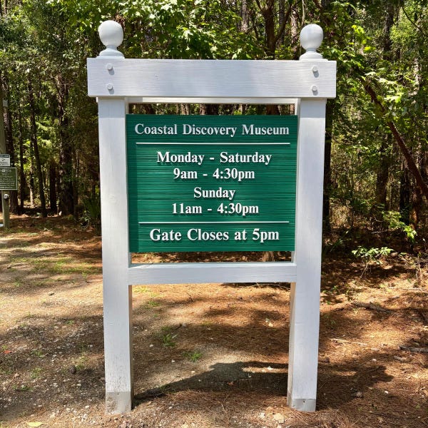 Custom outdoor signage