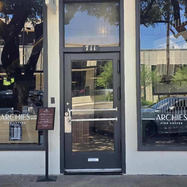 Archies Fine Coffee_Window Graphics