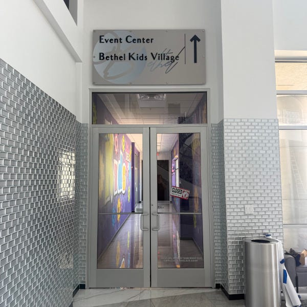 Bethel_Interior Directional Signs_Event Center