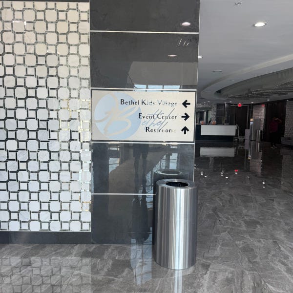 Bethel_Interior Directional Signs_Event Center_Restroom