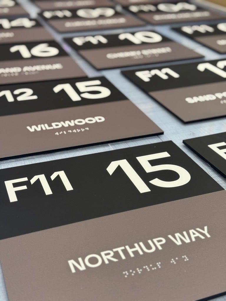 Workspace Experts Pick Custom Suite Plaques for Corporate  Branding, Wayfinding and ADA Compliance - Bellevue, WA