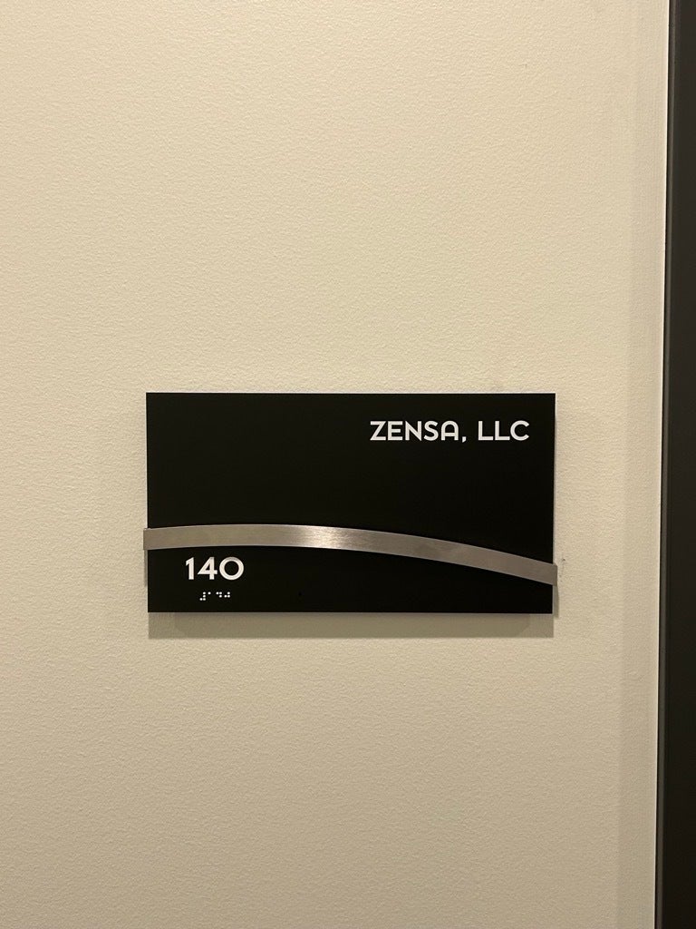 Custom Office Suite Plaques for Property Managers and Tenants