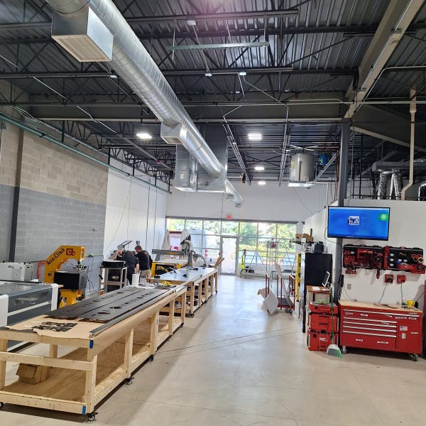 Inside shop