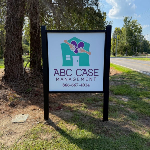 Simple Cost Effective Post & Panel Sign
