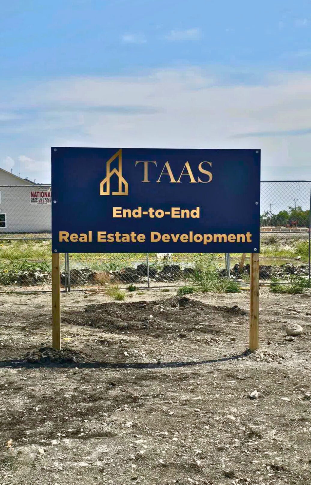 Helping TAAS Investments Showcase Their Melissa Site with Post and Panel Signs