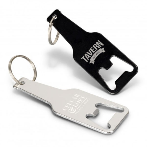 Custom Beverage Bottle Opener Key Ring