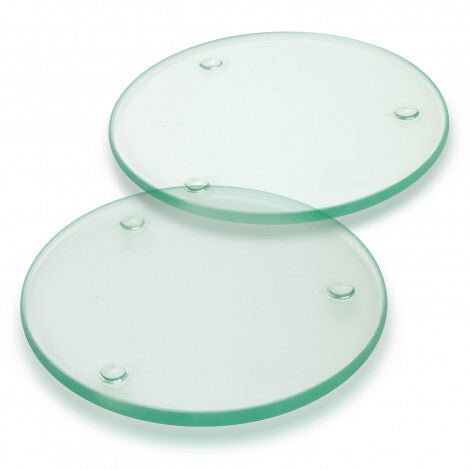 Venice Glass Coaster - Set of 2 - Round - Full Colour