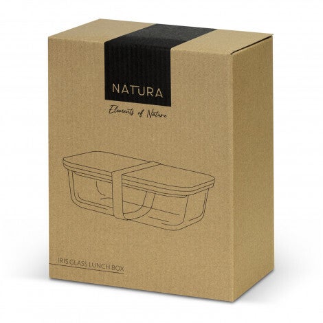 NATURA Iris Glass Lunch Box