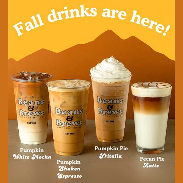 Beans & Brews Unveils New Pumpkin Drinks for Fall Beans & Brews Unveils New Pumpkin Drinks for Fall