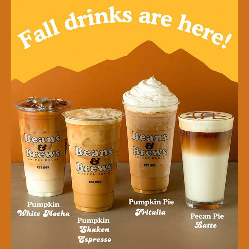 Beans & Brews Unveils New Pumpkin Drinks for Fall Beans & Brews Unveils New Pumpkin Drinks for Fall