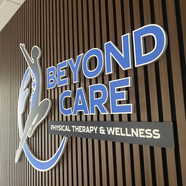 Dimensional Acrylic Lobby Sign for Beyond Care