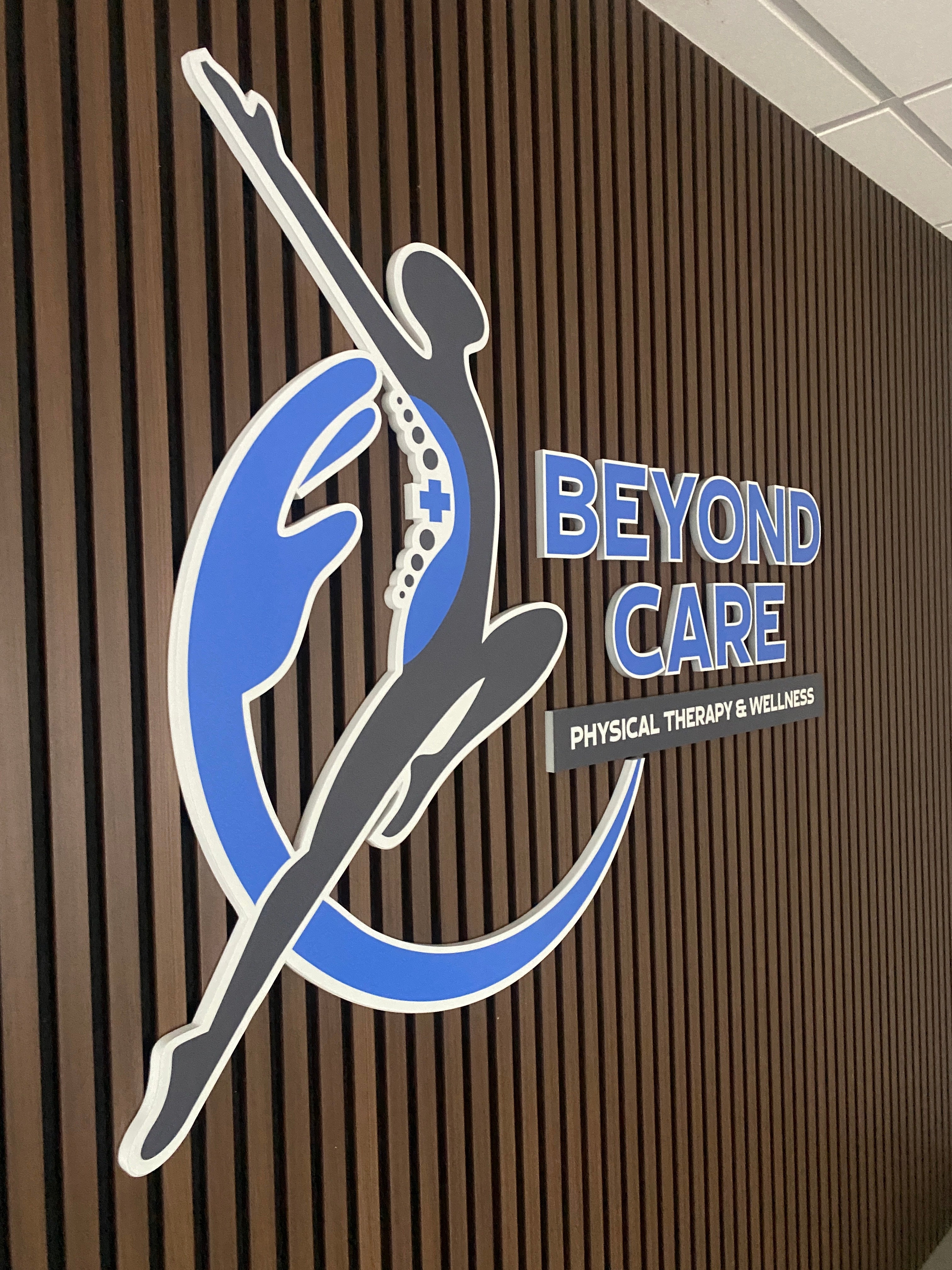 Dimensional Acrylic Lobby Sign for Beyond Care