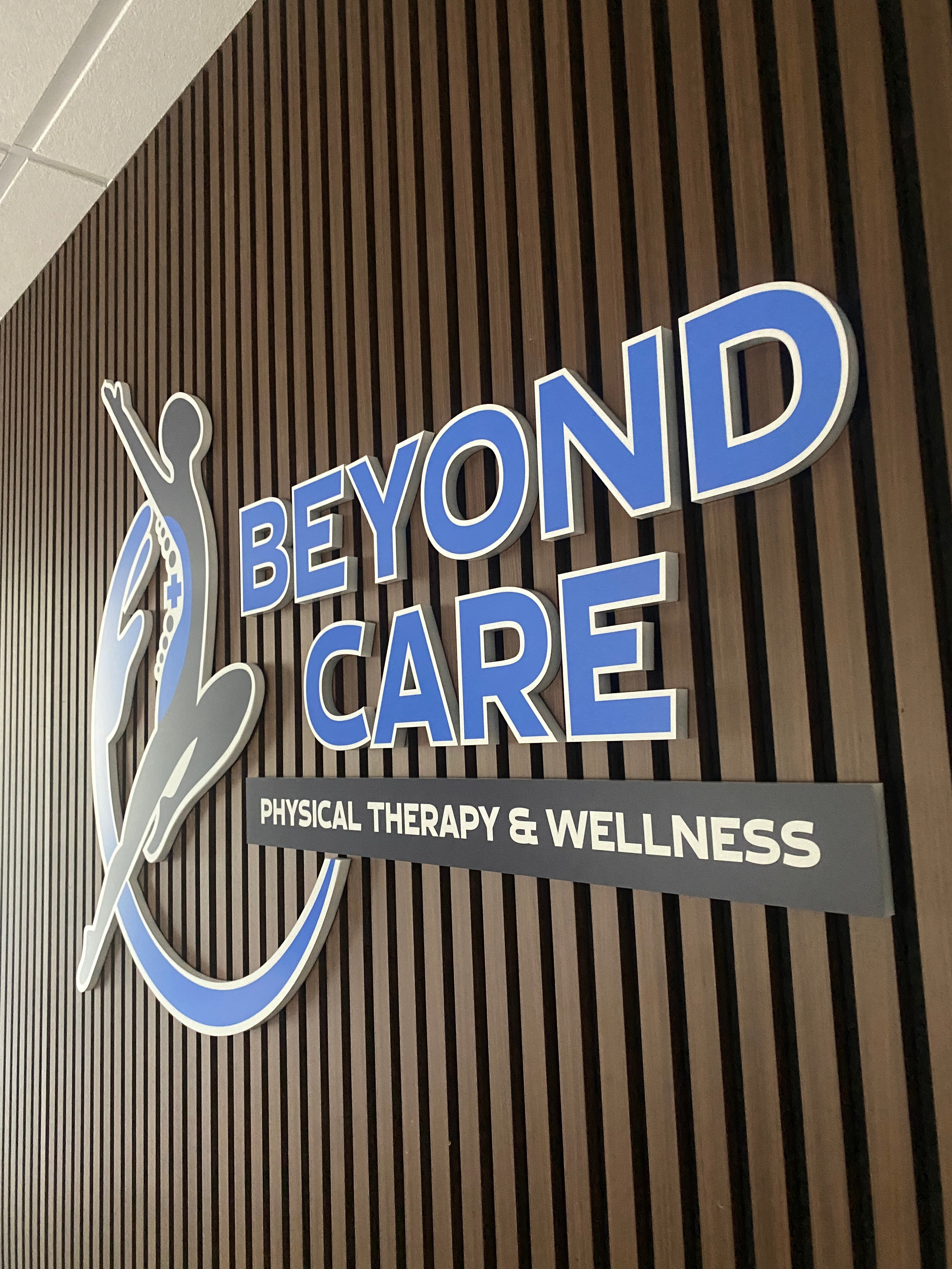 Dimensional Acrylic Lobby Sign for Beyond Care