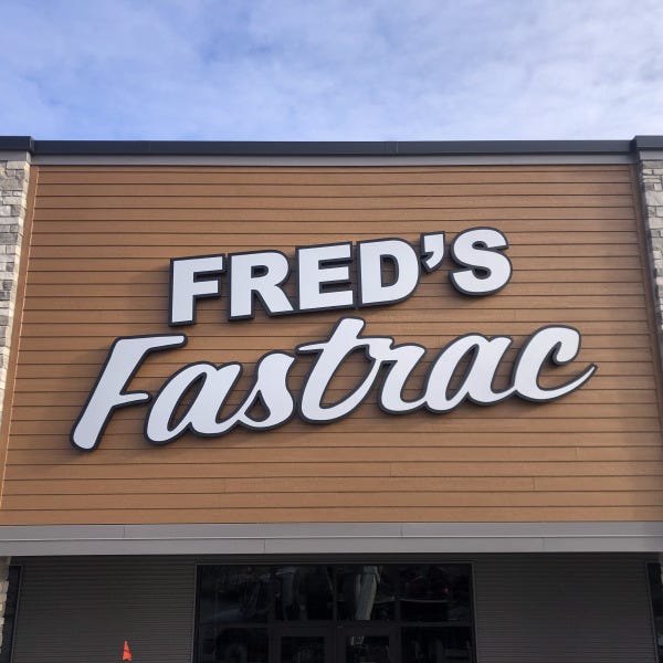 Fred's Fastrac RGB LED Channel Letters