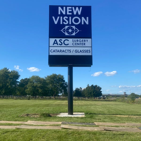 New Vision Eyecare Sign