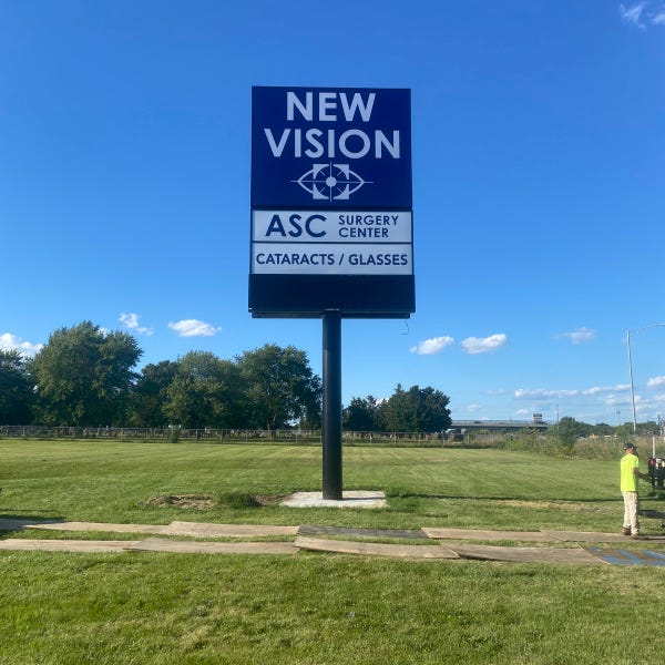 New Vision Eyecare Sign