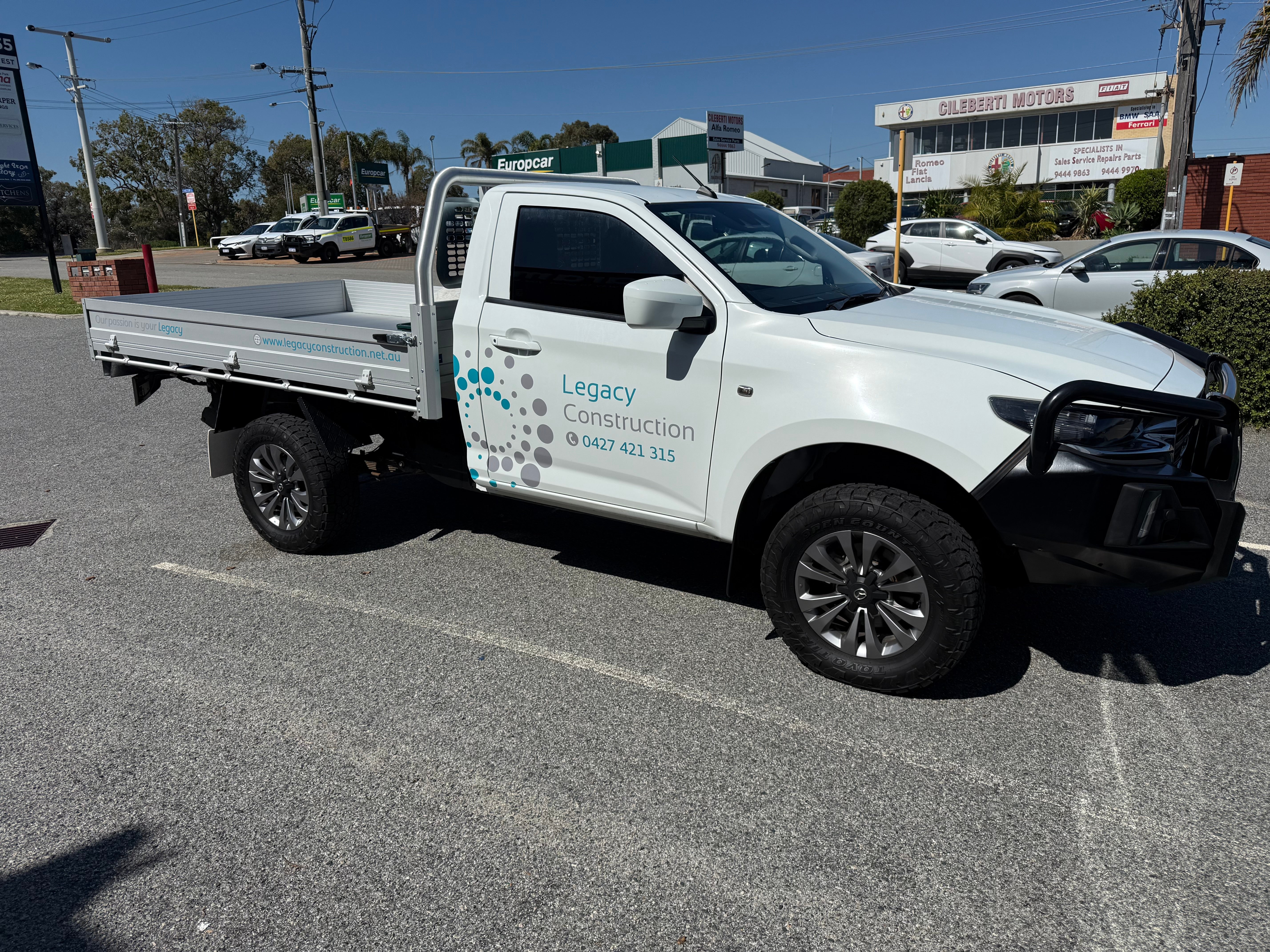 Ute Vehicle Signage: Two Brands, One Design