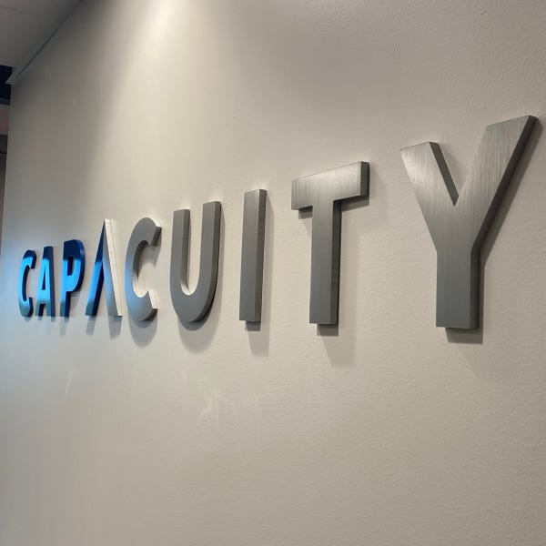 Dimensional Lettering Capacuity