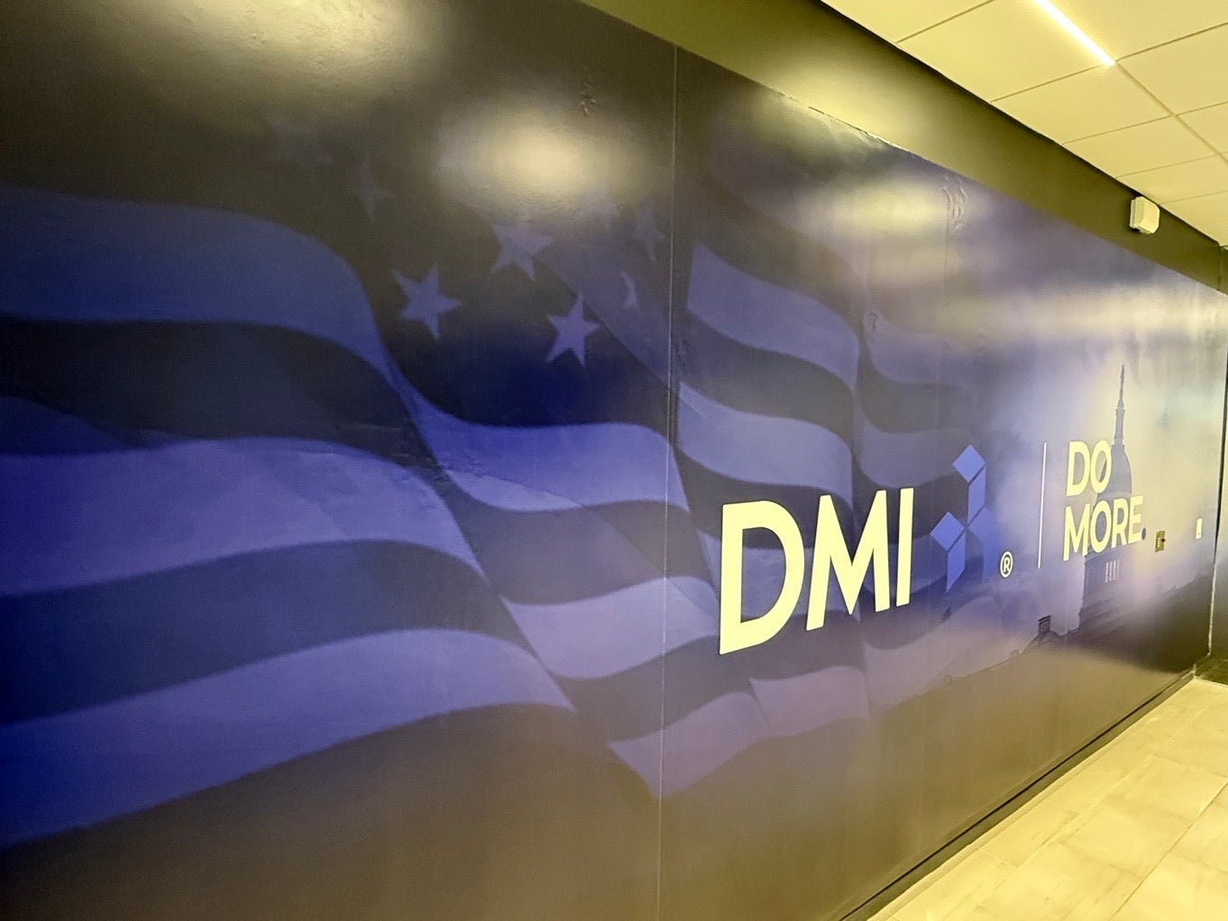 Patriotic Wall Murals Installed for DMI to Honor Service and Support in McLean, VA