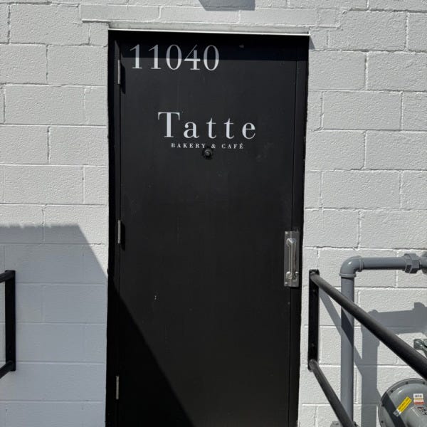 Vinyl Lettering and Acrylic Signage for Tatte Bakery in Fairfax and Falls Church