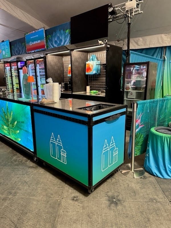Custom Banners and Branded Vinyl for Cirque du Soleil Luzia Grand Opening in Tysons