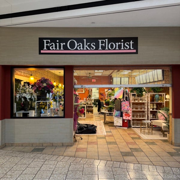 Custom Acrylic Panel Sign for Fairbanks Flowers Grand Opening at Fair Oaks Mall