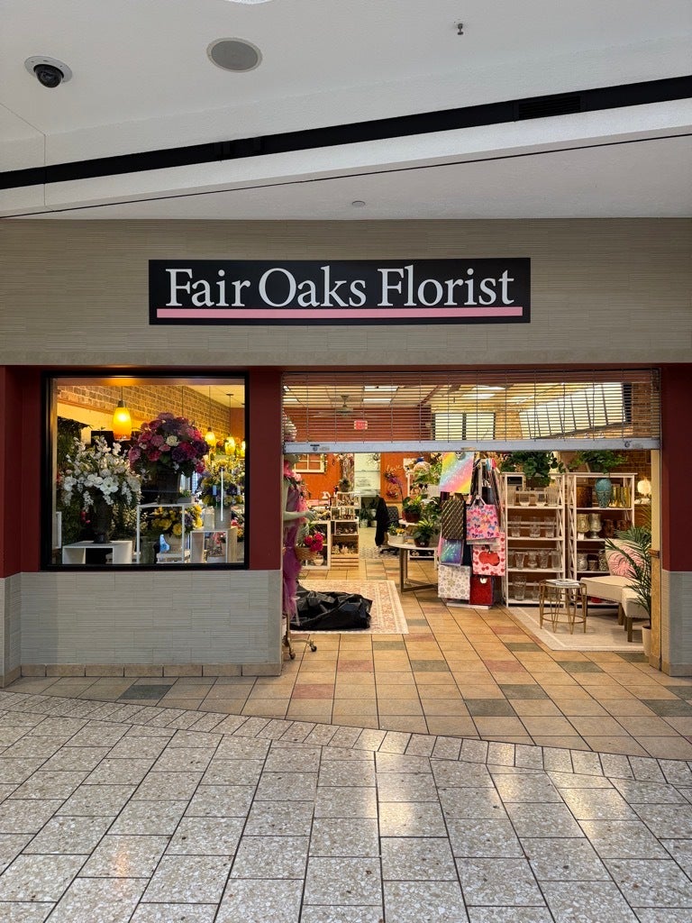 Custom Acrylic Panel Sign for Fairbanks Flowers Grand Opening at Fair Oaks Mall