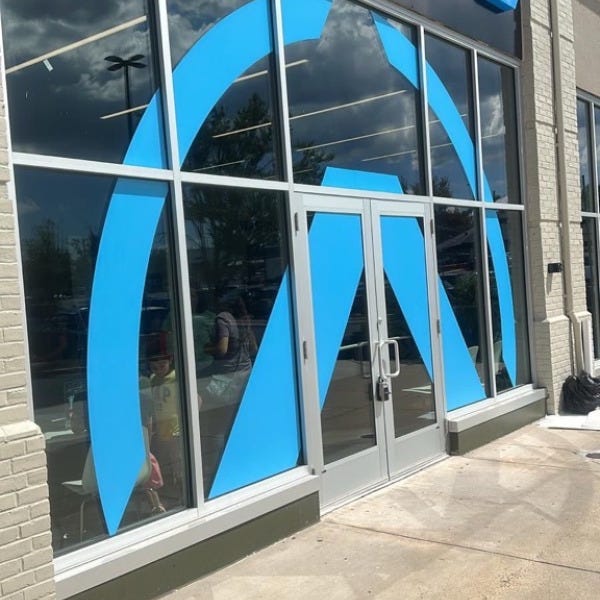 Custom Channel Letters & Window Graphics for Activate Games in Sterling, VA