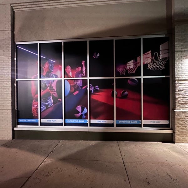 Custom Channel Letters & Window Graphics for Activate Games in Sterling, VA