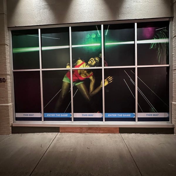 Custom Channel Letters & Window Graphics for Activate Games in Sterling, VA