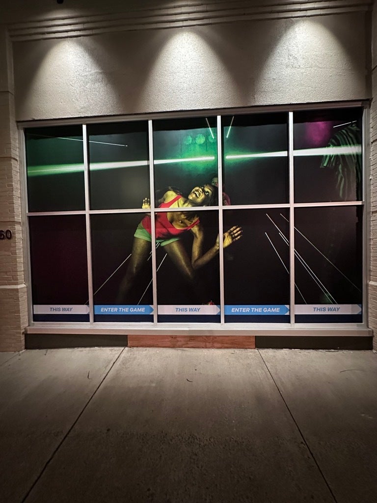 Custom Channel Letters & Window Graphics for Activate Games in Sterling, VA