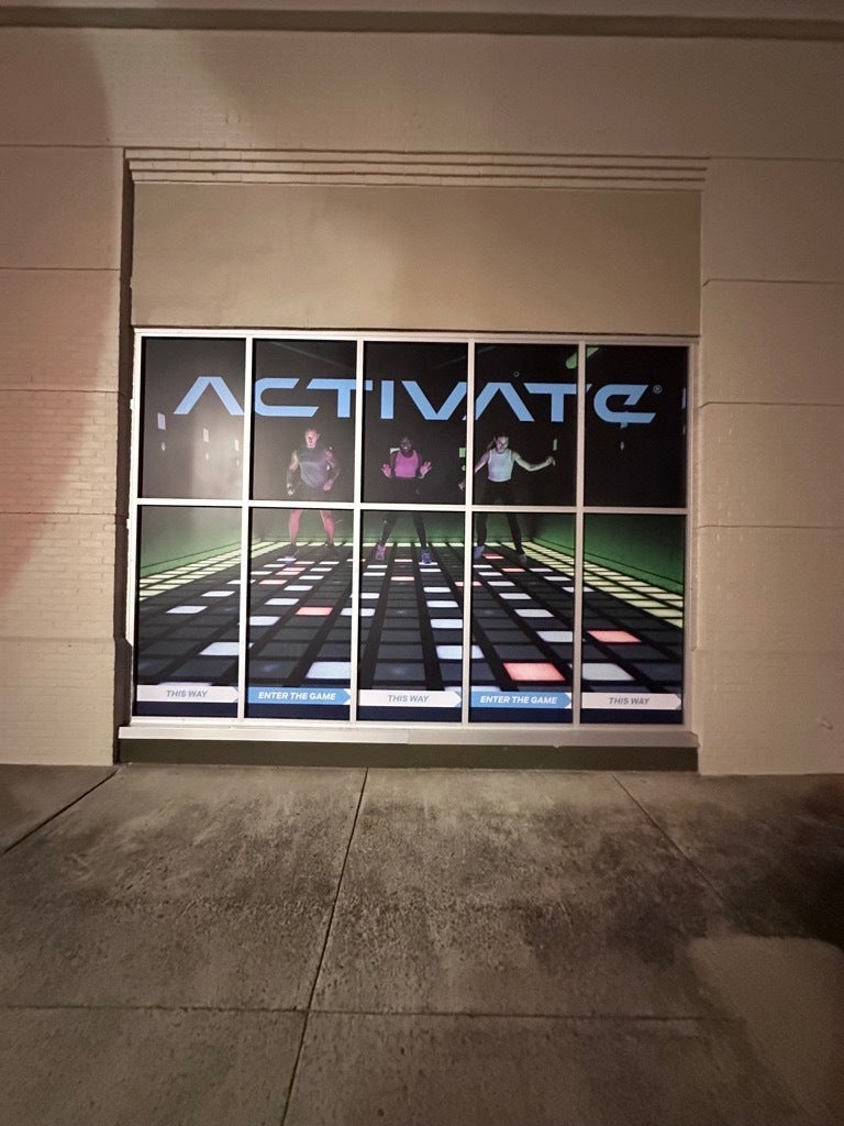 Custom Channel Letters & Window Graphics for Activate Games in Sterling, VA