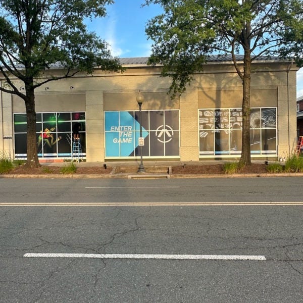 Custom Channel Letters & Window Graphics for Activate Games in Sterling, VA