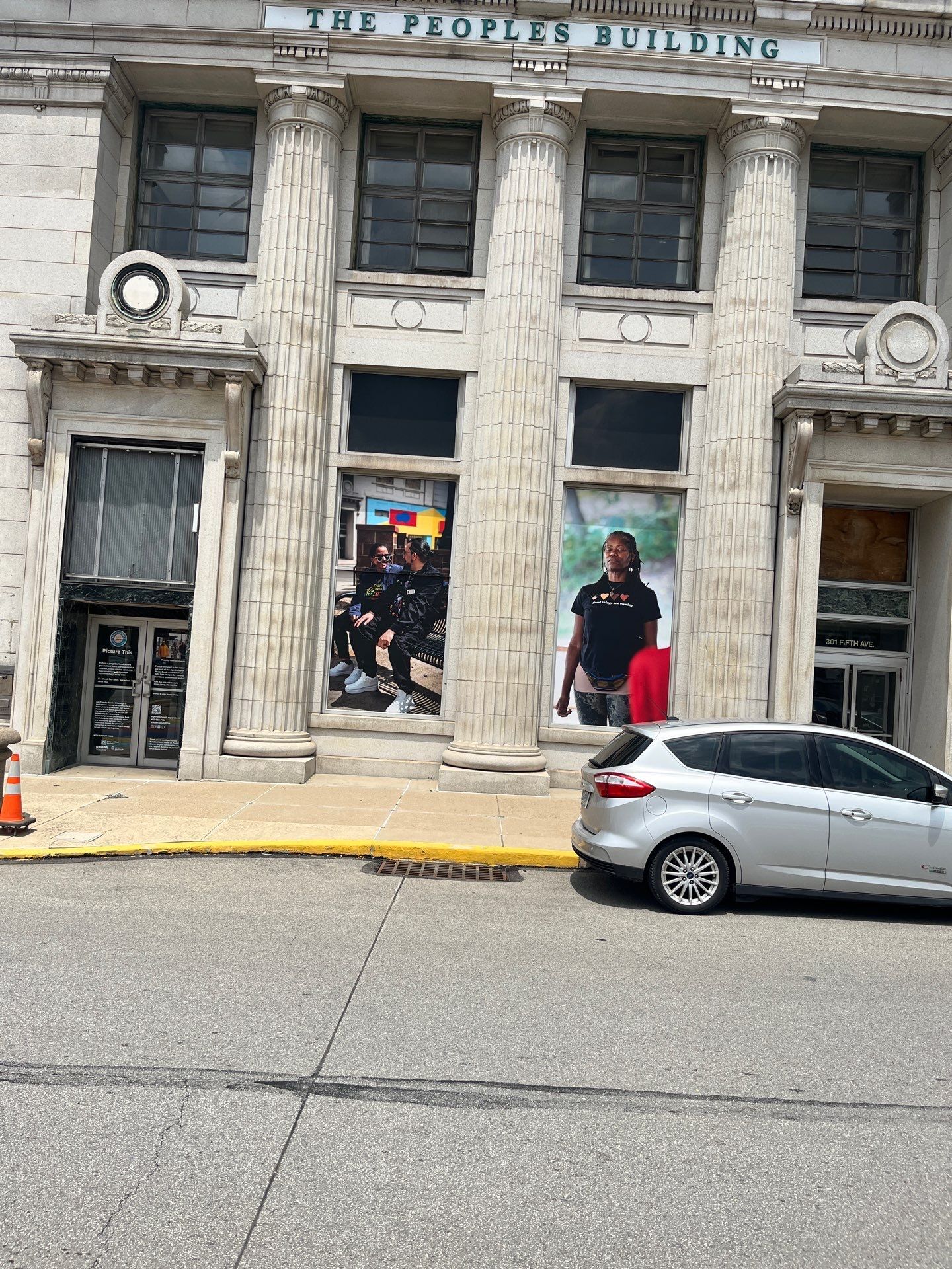Window Graphics for Age Friendly Pittsburgh & Casey Droege Cultural Productions: Sharpsburg, McKeesport & Beechview