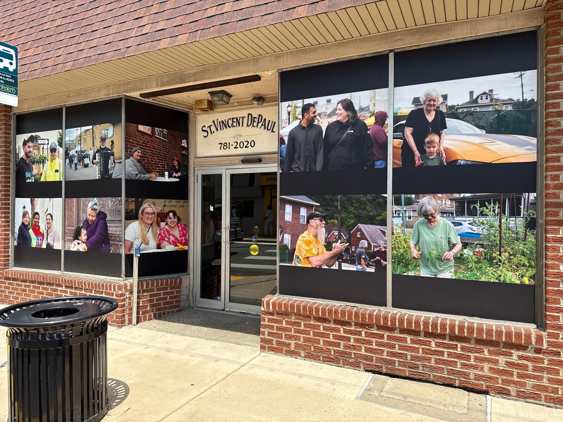 Window Graphics for Age Friendly Pittsburgh & Casey Droege Cultural Productions: Sharpsburg, McKeesport & Beechview