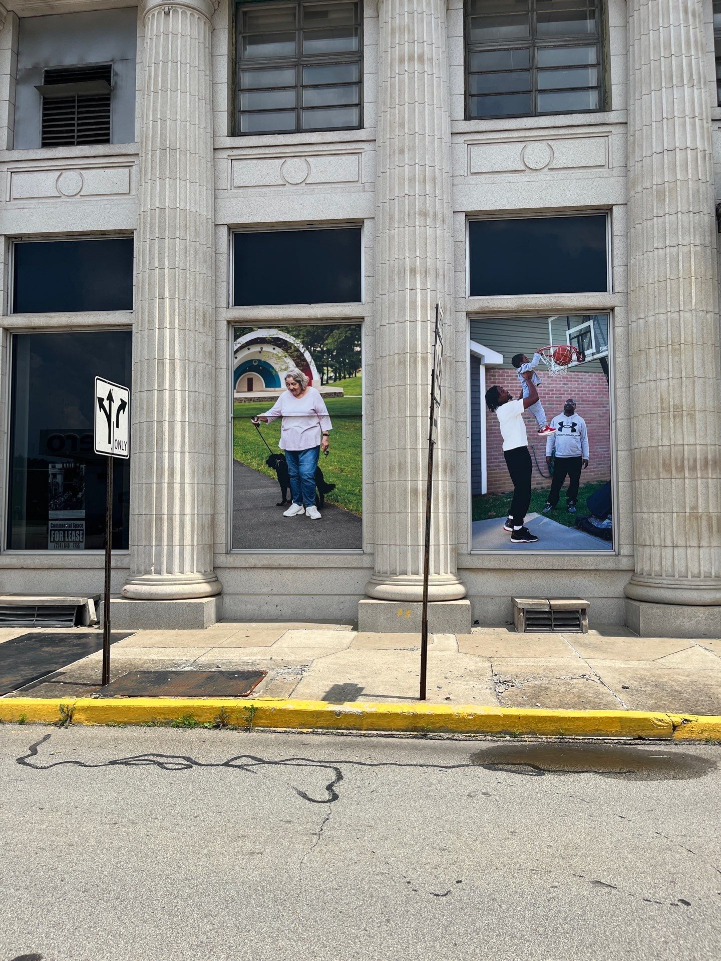 Window Graphics for Age Friendly Pittsburgh & Casey Droege Cultural Productions: Sharpsburg, McKeesport & Beechview