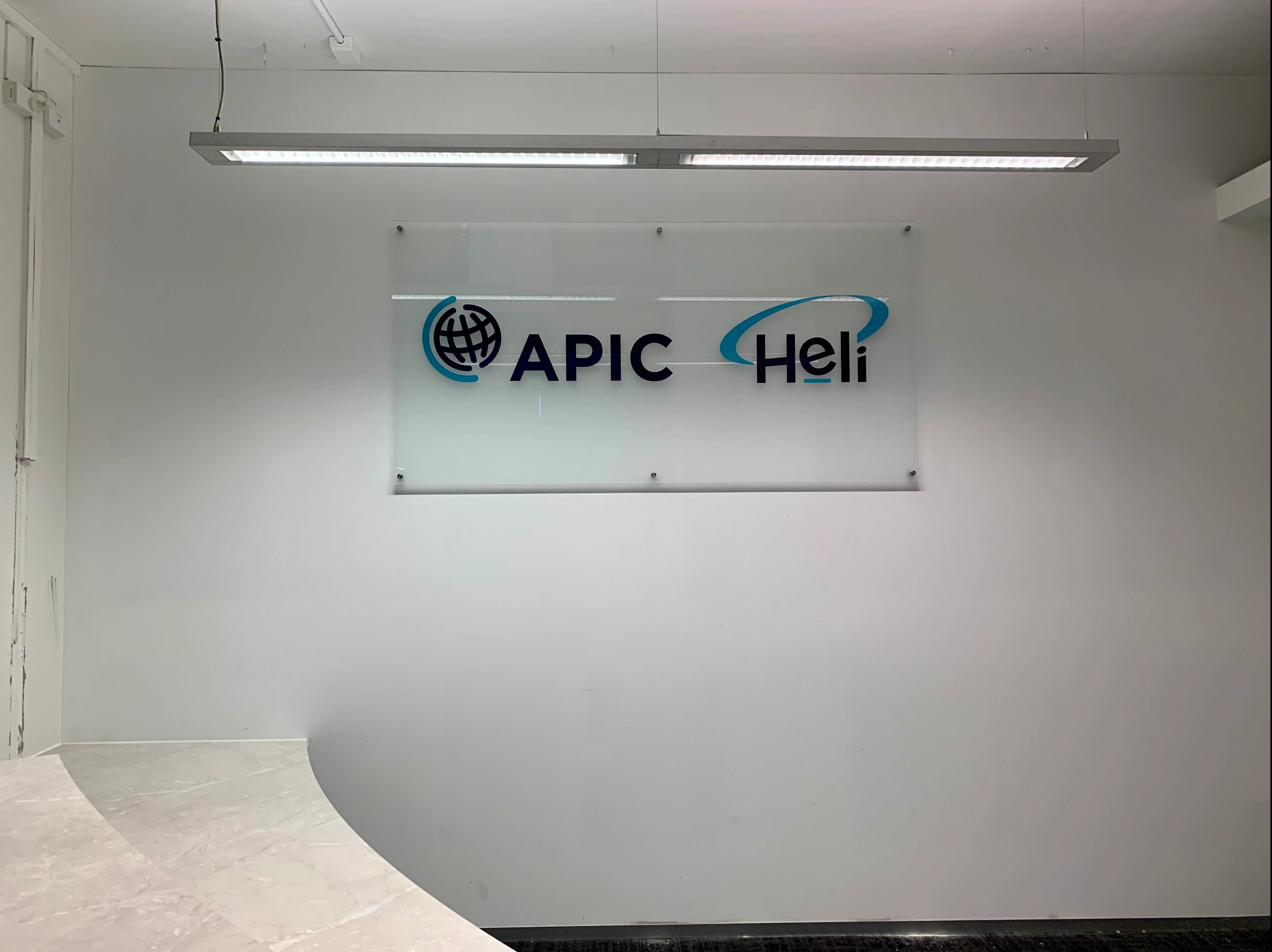 Reception Sign - Asia Pacific International College VIC.