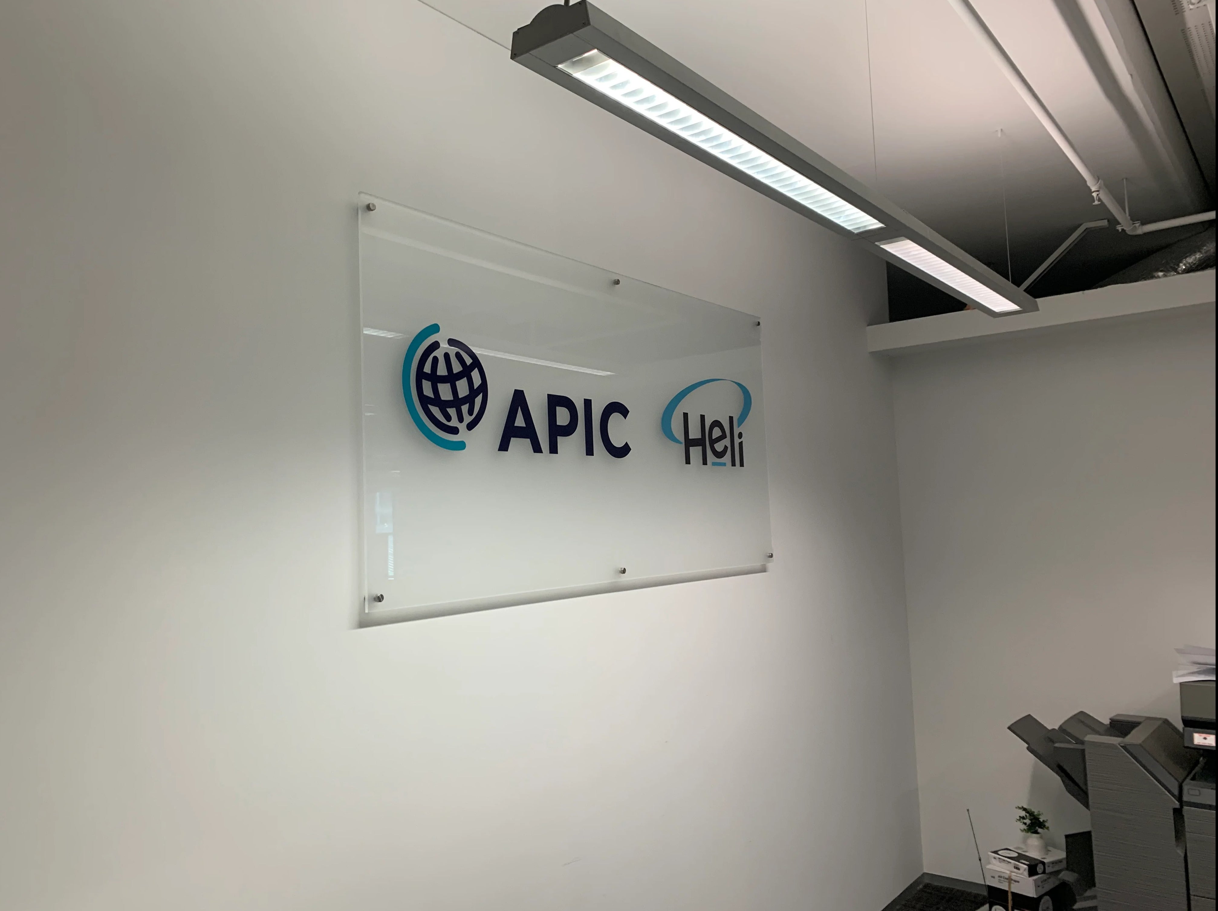 Reception Sign - Asia Pacific International College VIC.