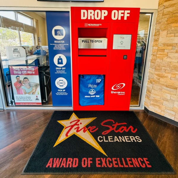 Five Star Cleaners_Drop Off Vinyl_Wall Graphics