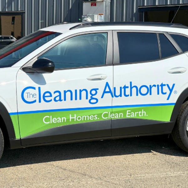 Vehicle Wrap for The Cleaning Authority