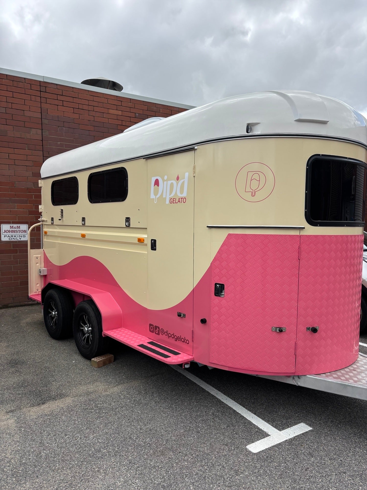 Dip'd Gelato Trailer Wrap